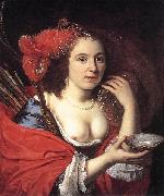Bartholomeus van der Helst Anna du Pire as Granida Spain oil painting artist